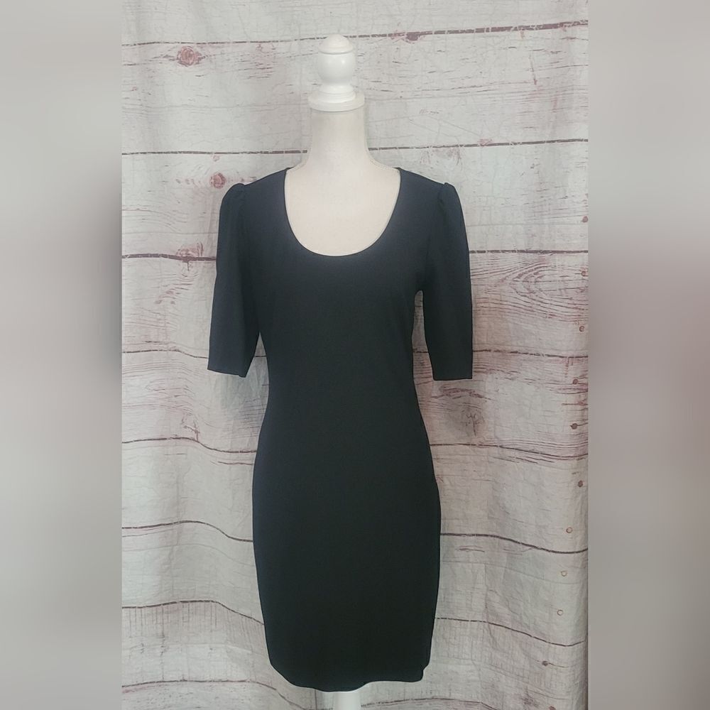 Love Moschino Short Sleeve Black Dress‎ Size 4